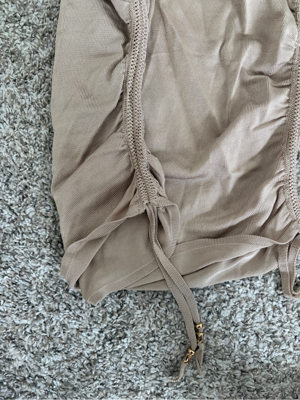 White House Black Market light brown tank top - Picture 2 of 3